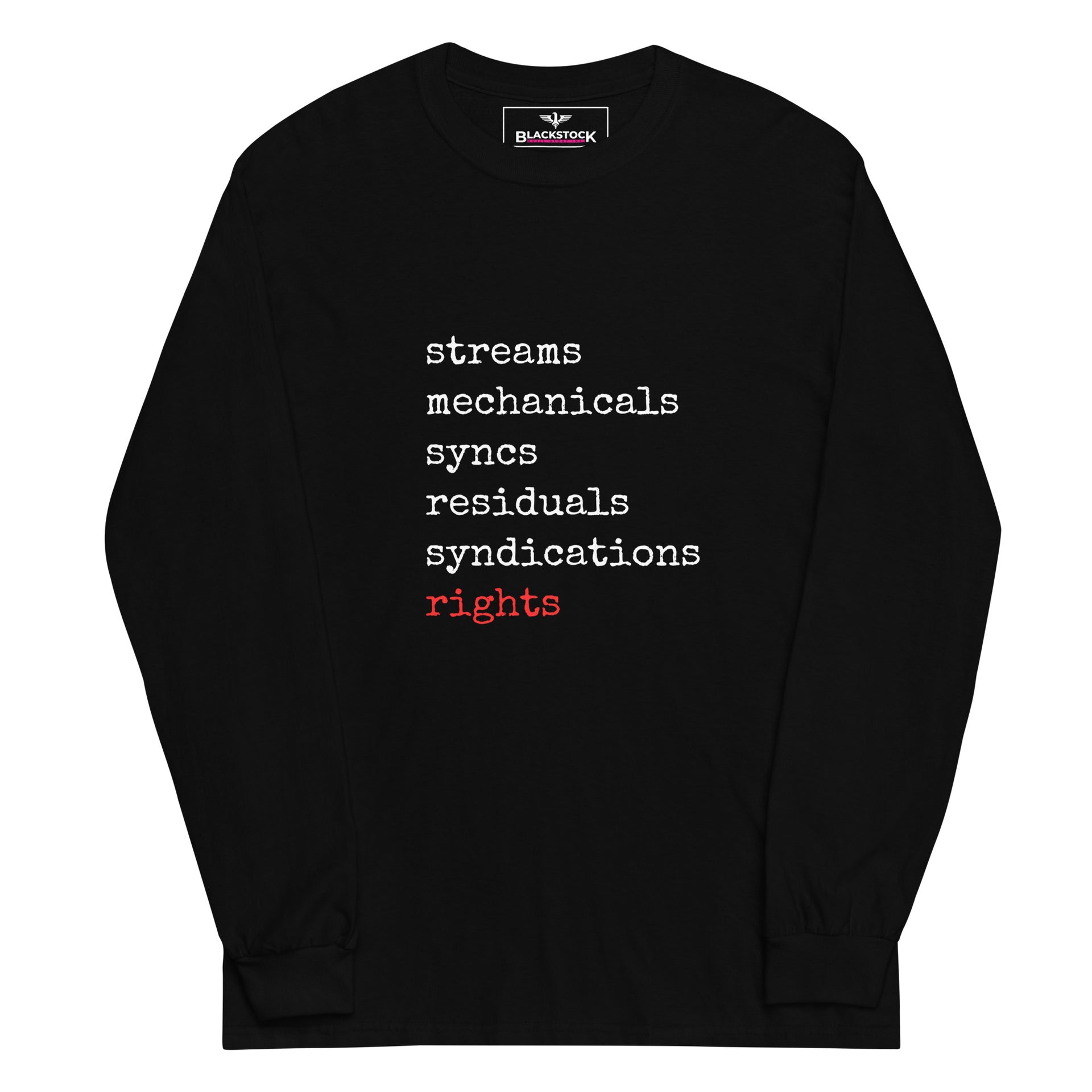 Blackstock | “Rights Holder” Men’s Long Sleeve Shirt