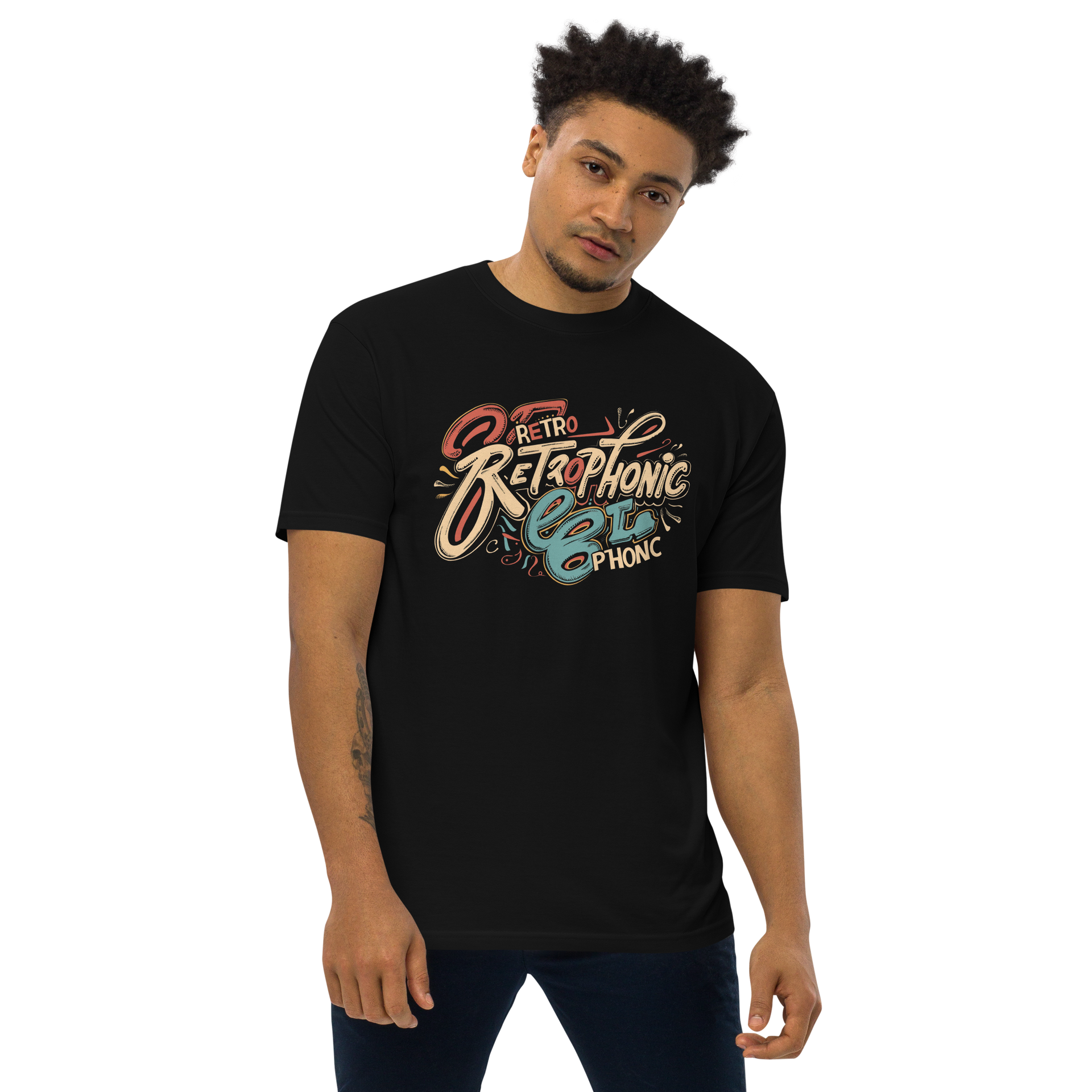 Blackstock | Retrophonic Retro Phonc Men’s Premium Heavyweight Tee