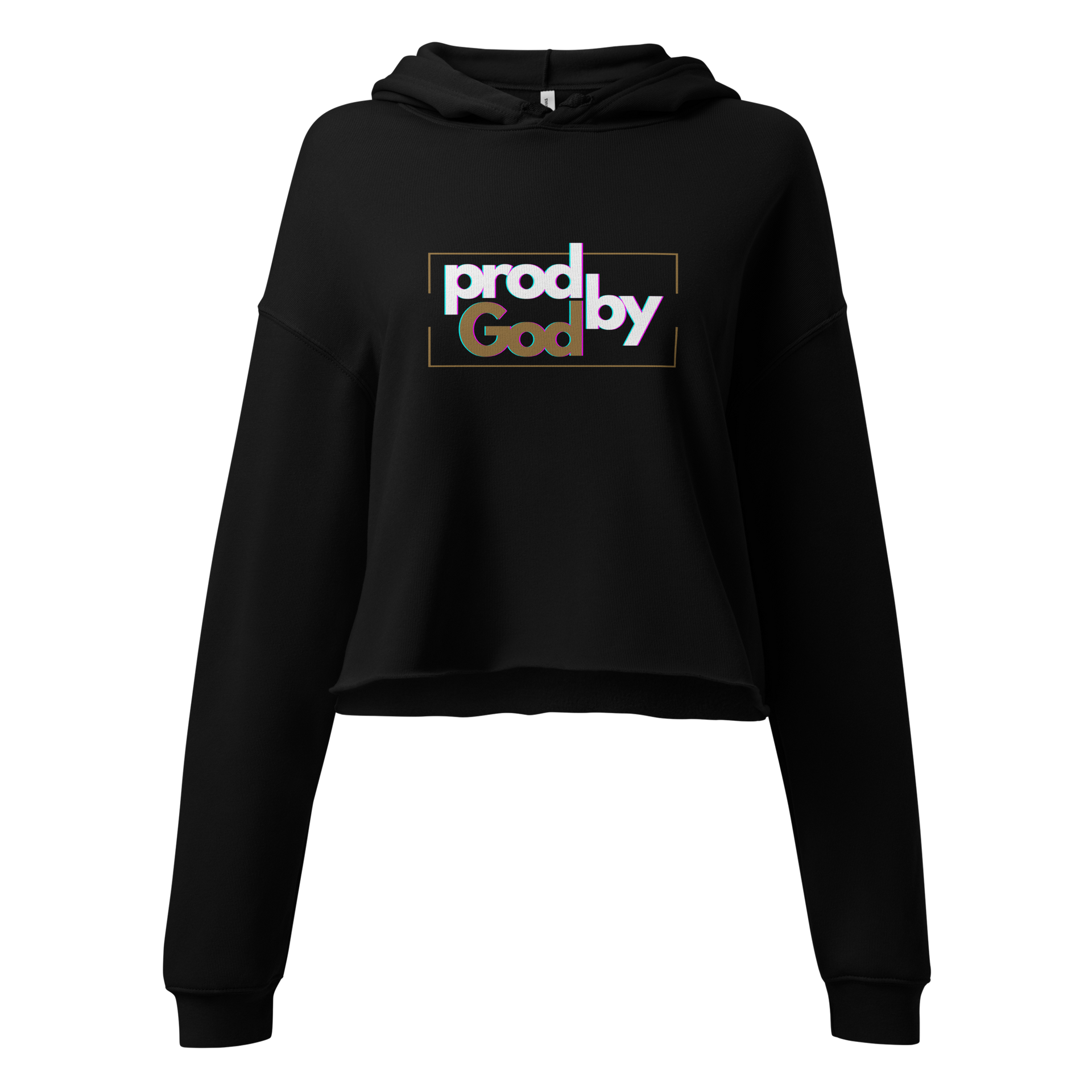 Prod By | “God” Women’s Crop Hoodie
